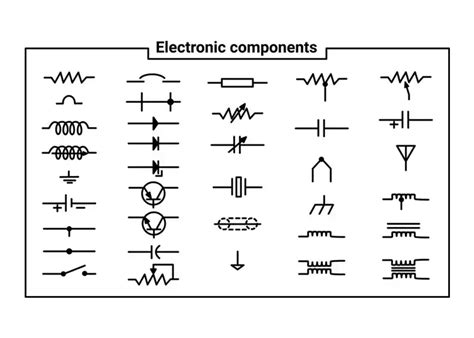 electronic component symbols|Deciphering Electronic Components Symbols: A Beginner's Guide.